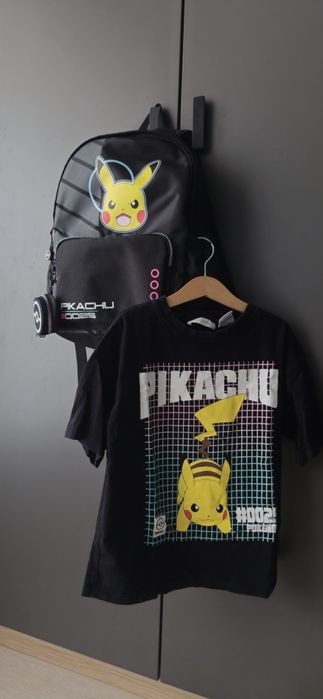 Лот раница, тениска Zara, дънки Pokemon 8-9