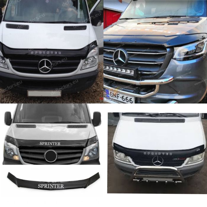 Deflector capota sprinter 4mm grosime cu scris