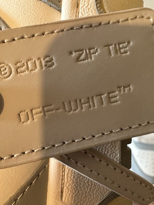 OFF-White Out Of Office OOO Low Tops Grey White