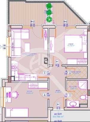 Тристаен апартамент в Сарафово 625 - 20016