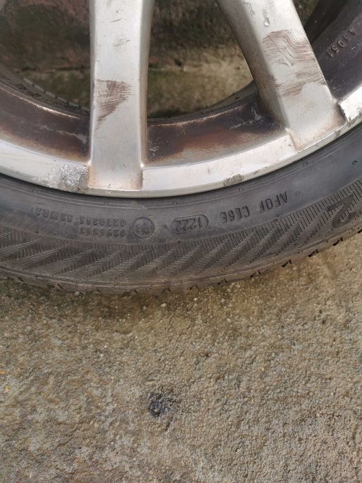 Vand 5 roti cu jante de aluminiu si cauciucuri de vara  205/55R16