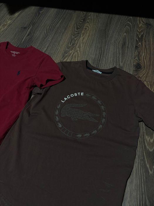 Set 3 tricouri lacoste si polo ralph lauren (impreuna sau separat)