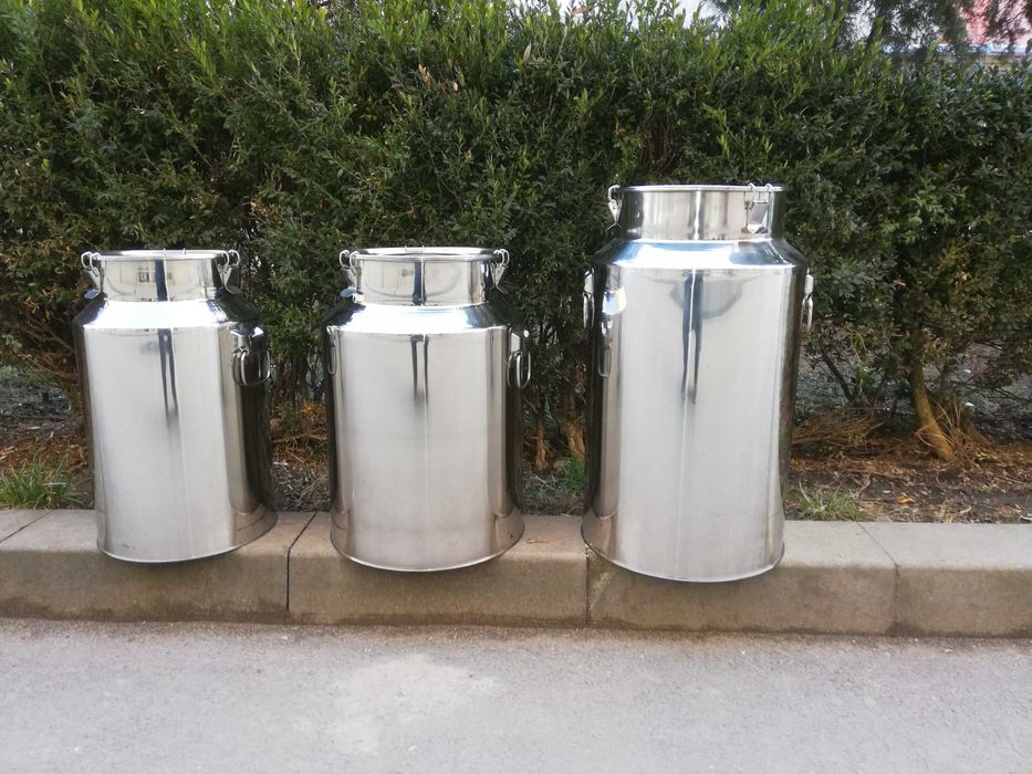 Marmită inox, Canistră pentru transport lapte 42 L   35/42/4