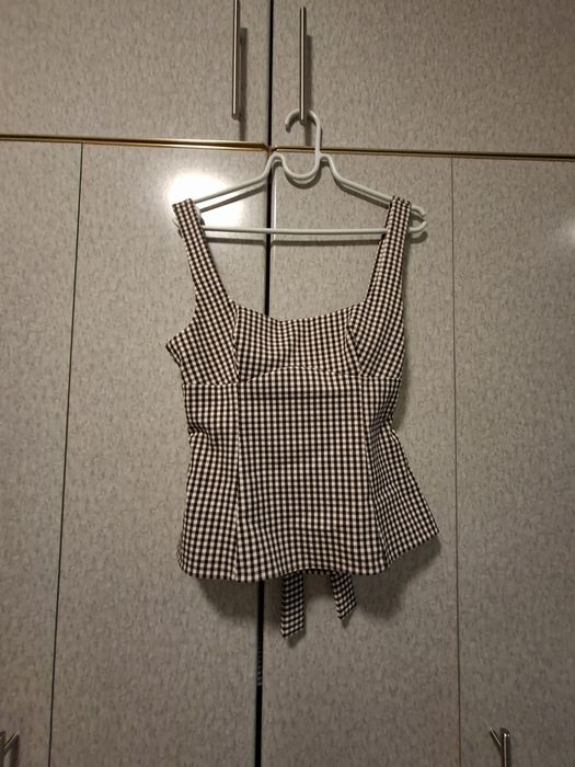 Zara потник кафяв пепит