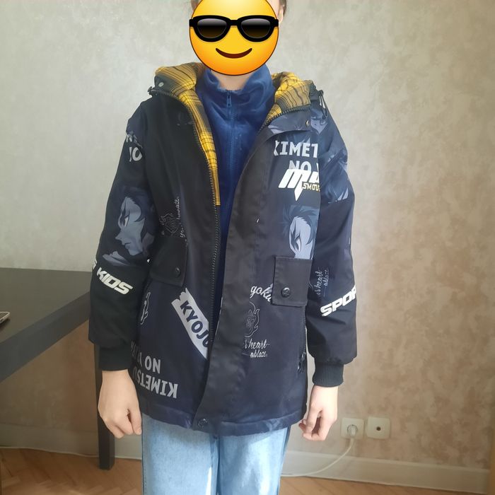 Куртка двухсторонняя 10-12лет