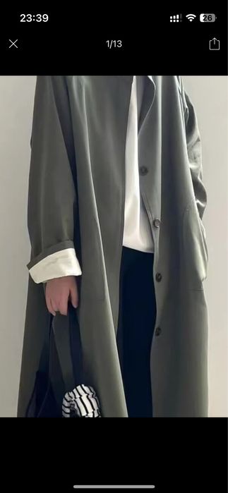 Плащ, тренч новый оверсайз