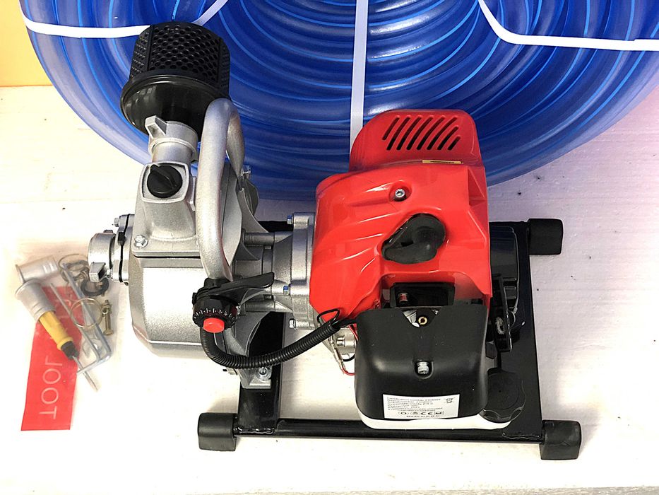 Kit Complet Motopompa Apa 1” cu Furtun Siliconat 50m