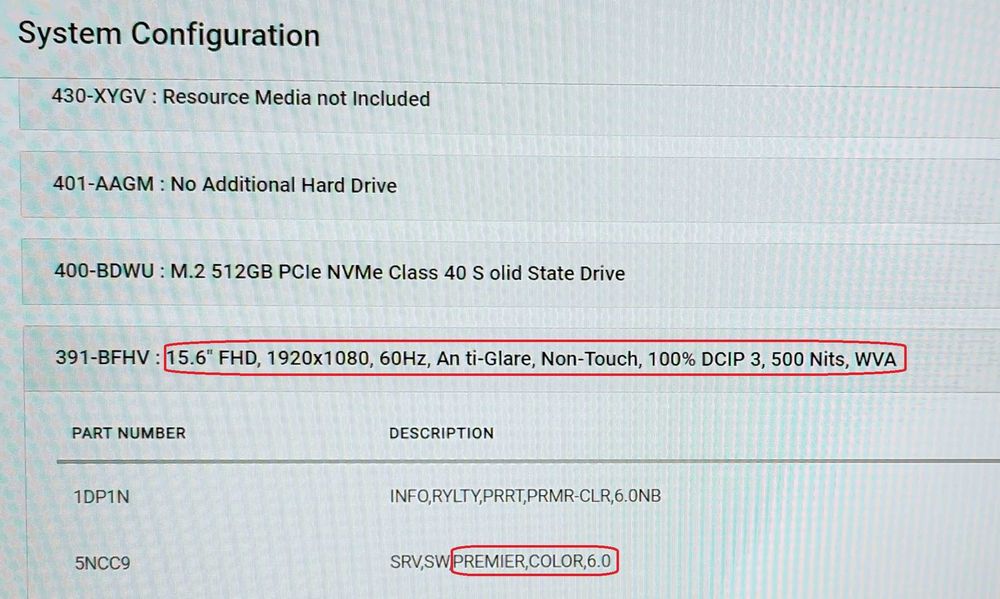 Precision 7550/Core i7/16GB RAM/512G SSD/Quadro T2000/15.6 100% DCIP-3
