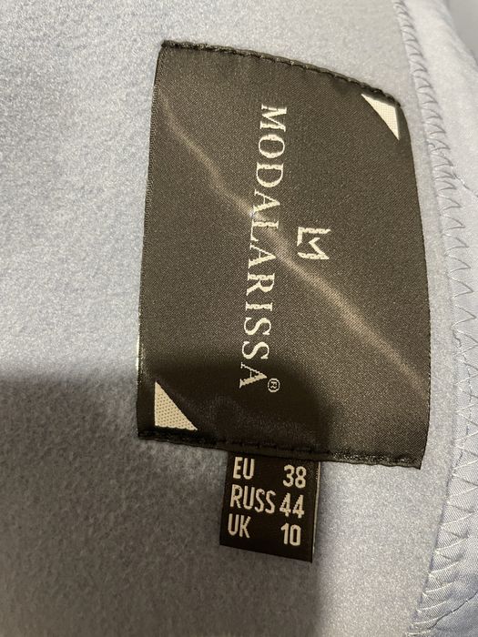 Ново палто от алпака лама и кашмир Кашмирено с яка от лисица