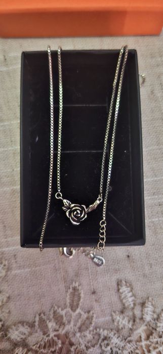 Lant de argint nou S925 cu pandativ