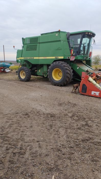 Combina agricola johndeere cts 4x4 cauciucuri fata noi