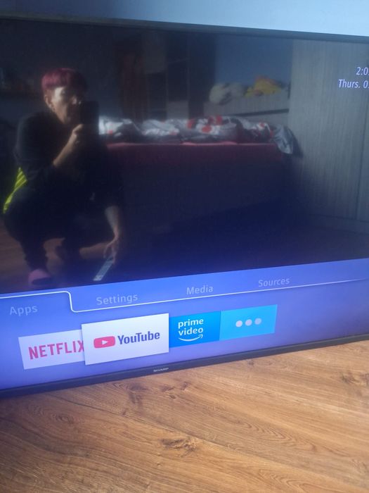 TV Sharp Aquos 65" / 165cm Smart TV Full HD, stare foarte bună