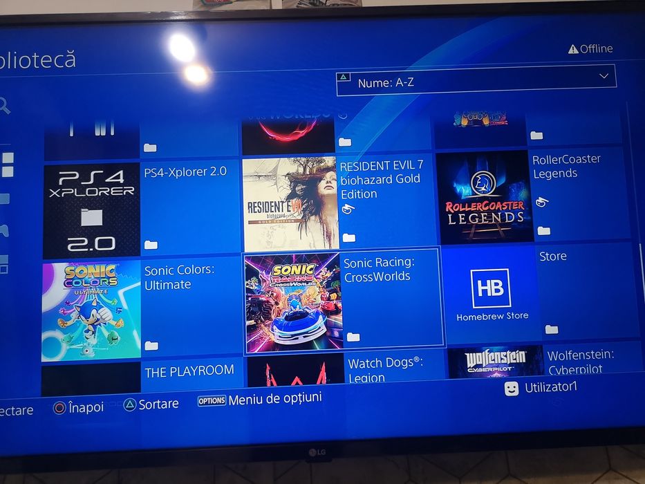 Vând PlayStation 4 slim modat