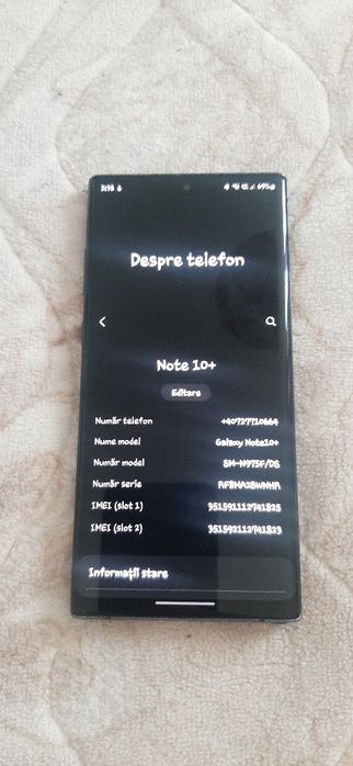 Samsung note 10 plus impecabil