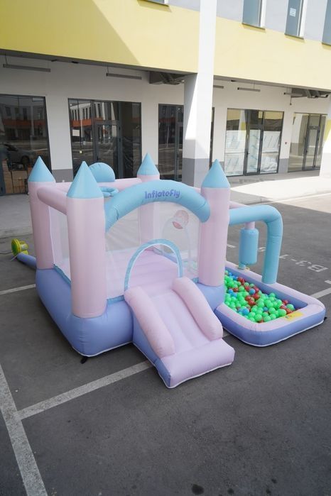 Надувной батут с бассейном ( 287х262х182) Бесплатный доставка