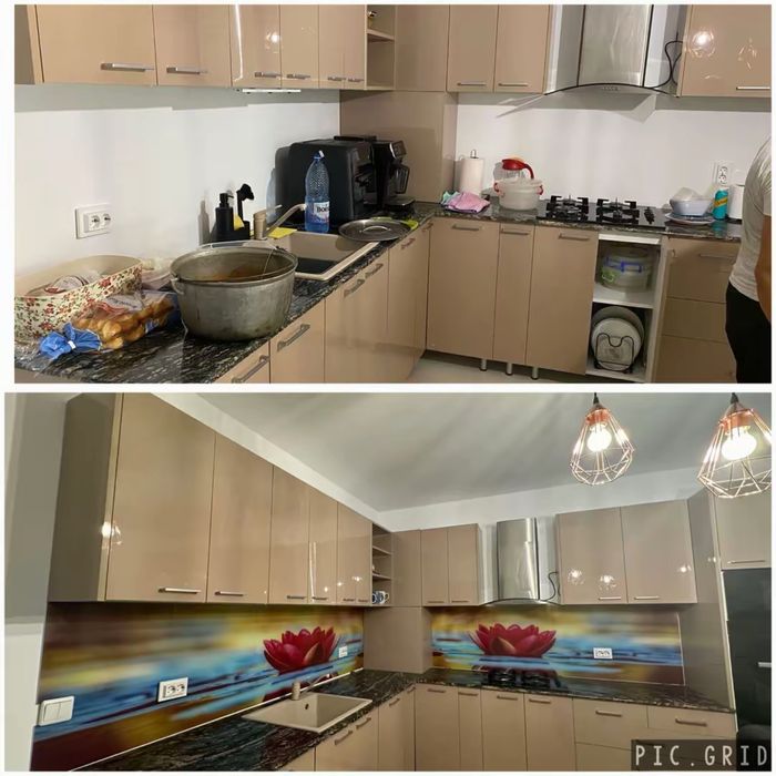 Contrablat din sticla Bucatarie, sticla termosensibila, securizata 6mm