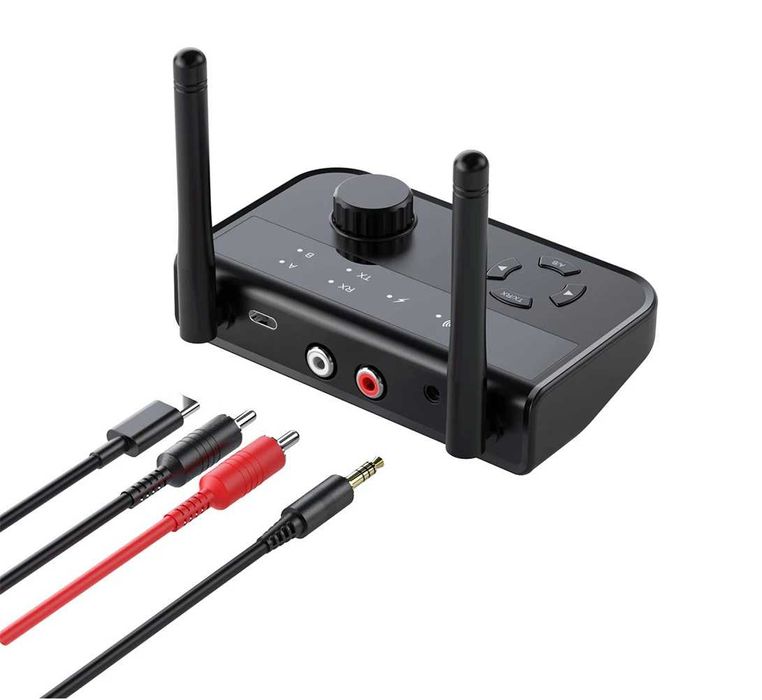Аудио-адаптер Bluetooth.  2 in 1
