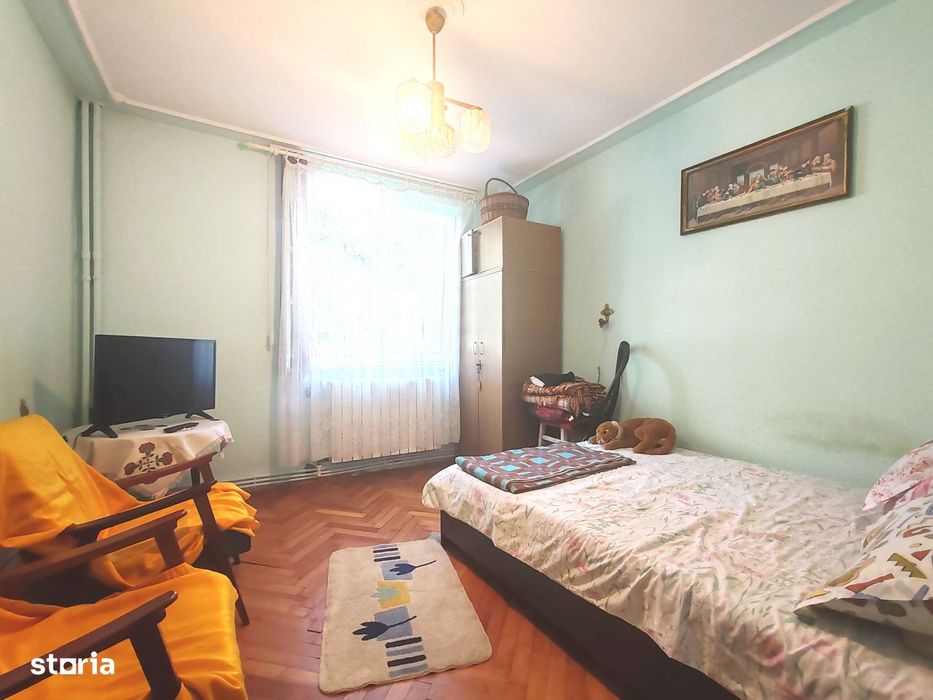 Apartament 2 camere Craiovei, confort 1, parter, balcon, centrala