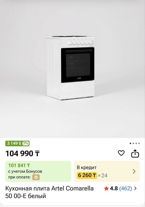 Электрическая плита