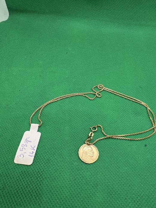 Lant cu pandant 14k, Lazar Amanet Crangasi, 3,58gr, 55385