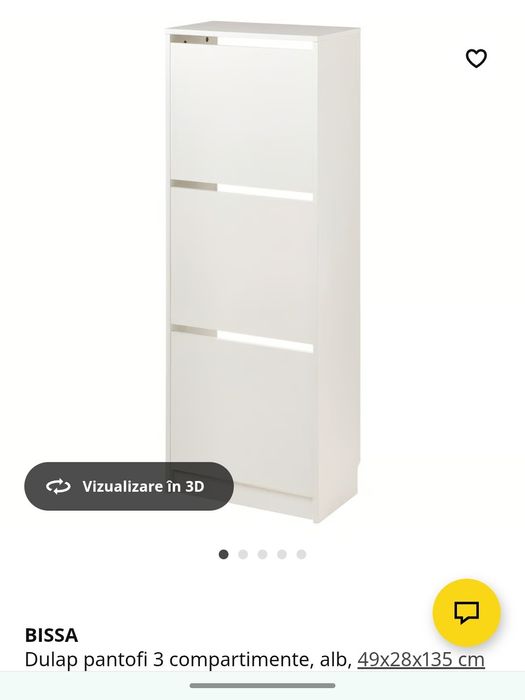 Mobilă Ikea albă foarte bună