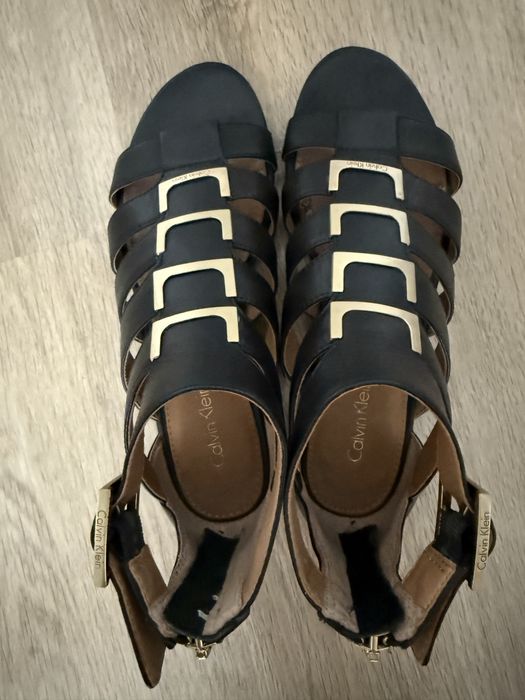 Sandale piele Calvin Klein