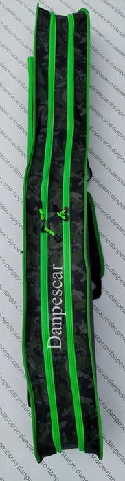 Geanta HUSA PROFL rigida pentru 2 SAU 3 lansete cu mulinete  135cm