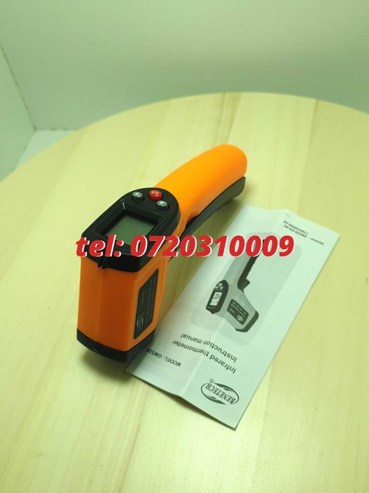 Termometru Industrial Profesional 50 380c Uni Galbennegru