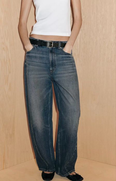 Дънки тип балон Zara