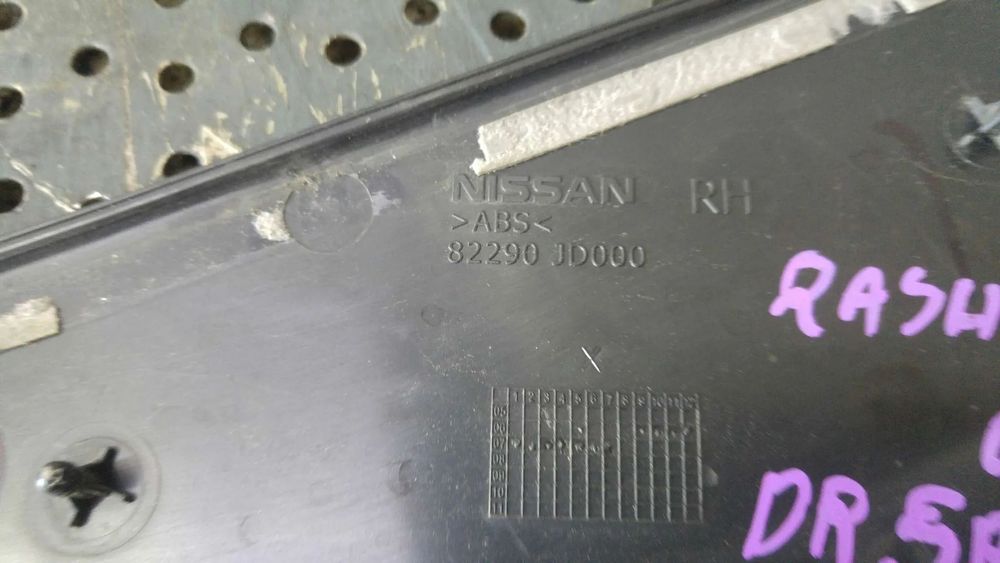 Garnitura usa dreapta spate nissan qashqai j10 nj10 jj10e 82290jd000