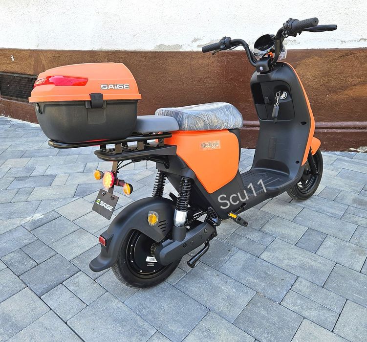 Scuter Electric Moped Fără Permis Saige 800W 20Ah Model 2026