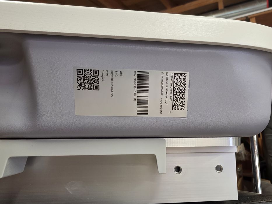 Huawei SUN2000-8KTL-M1 + Smart Meter DTSU666-H + Smart Dongle WiFi/Ethernet