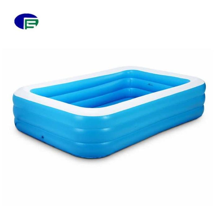 Piscina gonflabila de exterior,dreptunghiulara,pentru toata familia,dimensiuni 305*183*66 cm,cu 3 inele