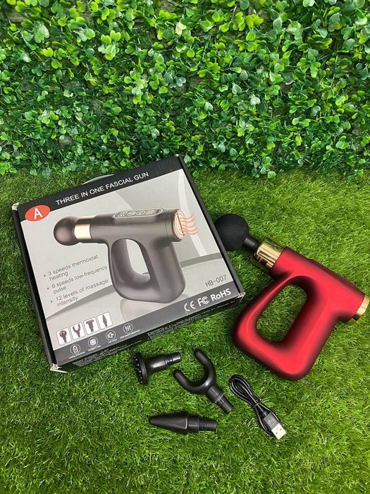 Massajor pistolet 5 nasadkali
