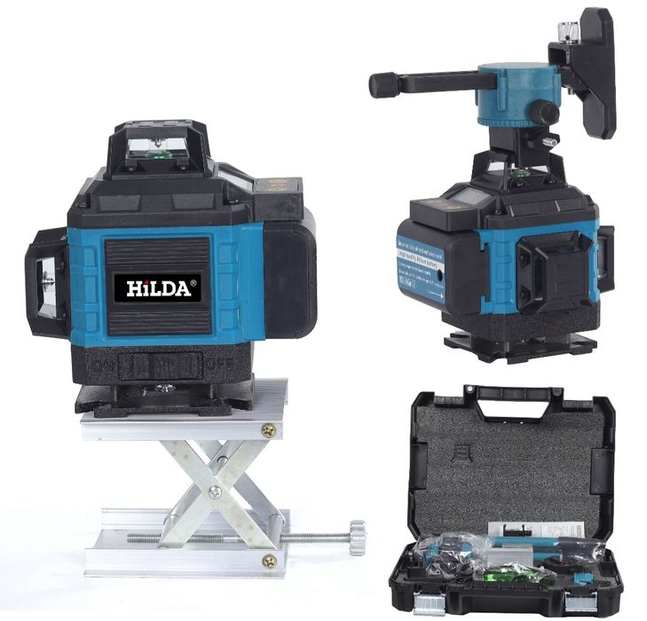 Лазерен нивелир 16 линии 2г. гаранция, 2 батерии, пълен комплект трино