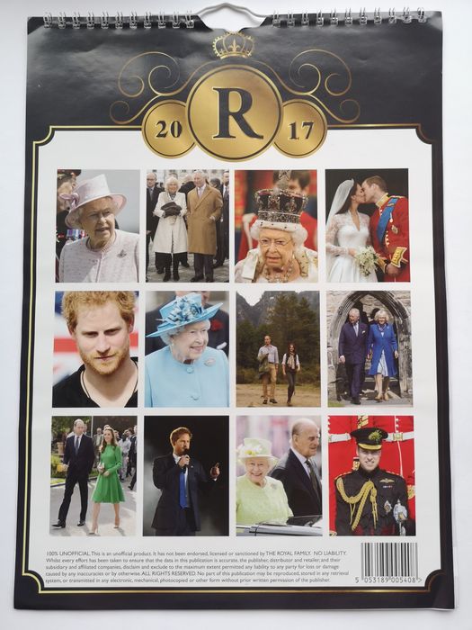 Календари на Кралица Елизабет II и британското кралско семейство