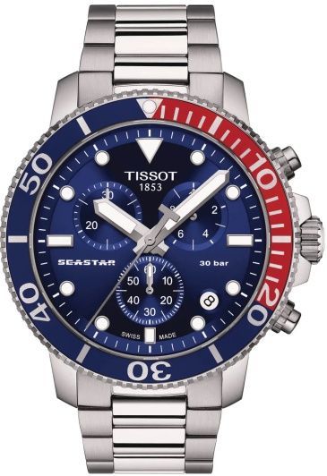 Швейцарские часы Tissot Seastar Pepsi