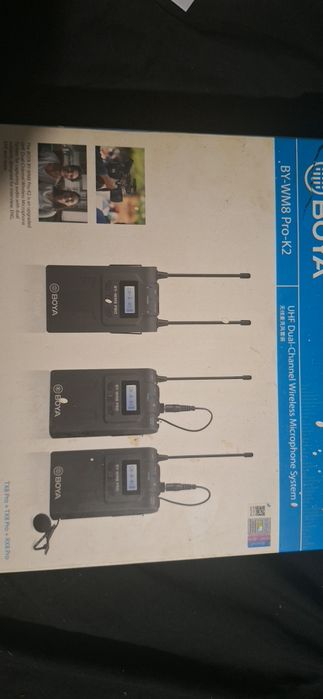 Vând lavalieră Boya  BY-WM8 Pro-K2