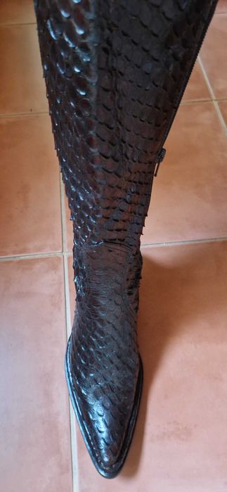 Enzo Bertini - Cizme maro piele Italia