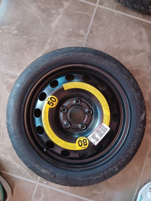Roata rezerva slim vw golf 5 6 7 8 jetta touran caddy seat leon alteea toledo audi a3 passat b5 b6 b7 b8 cc
