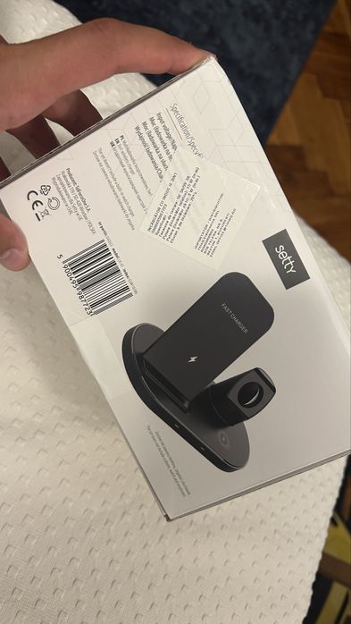 Încărcator telefon-stație încarcare 15 W (incarcator wireless) 3 in 1