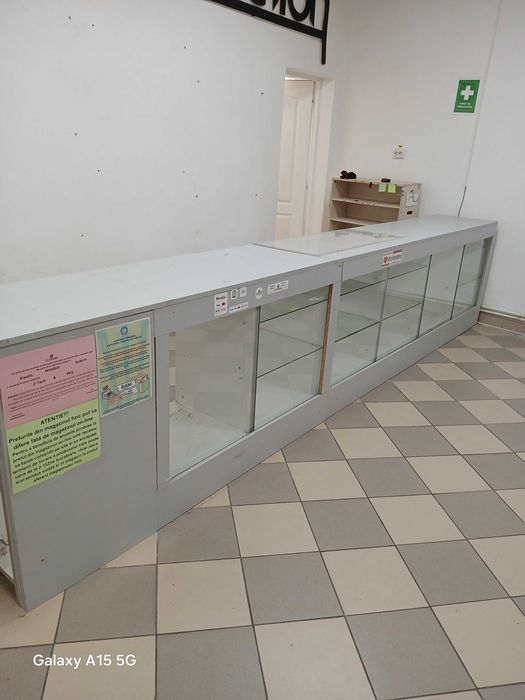 Mobilier magazin, tejghea, rafturi rezistente depozit, scaune, birouri