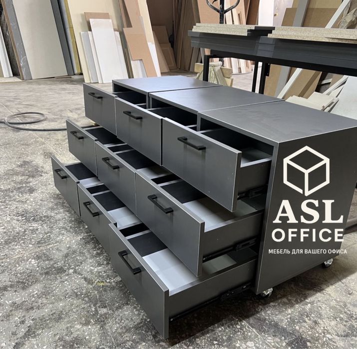 Тумба мобильная на заказ мебель Астана Столы Стеллажи Шкафы