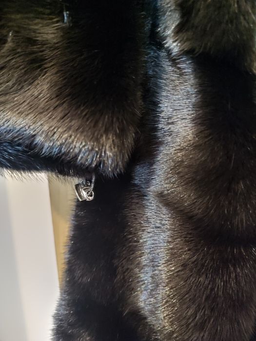 Шуба норковая черный бриллиант