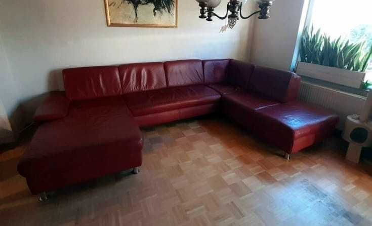 Coltar piele naturala  bordeaux 320x210x160