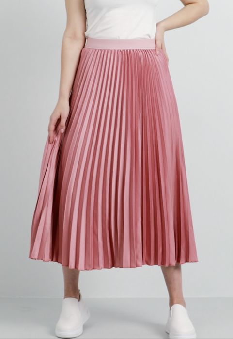 Нова дънкова пола Зара  Нова дамска пола солей