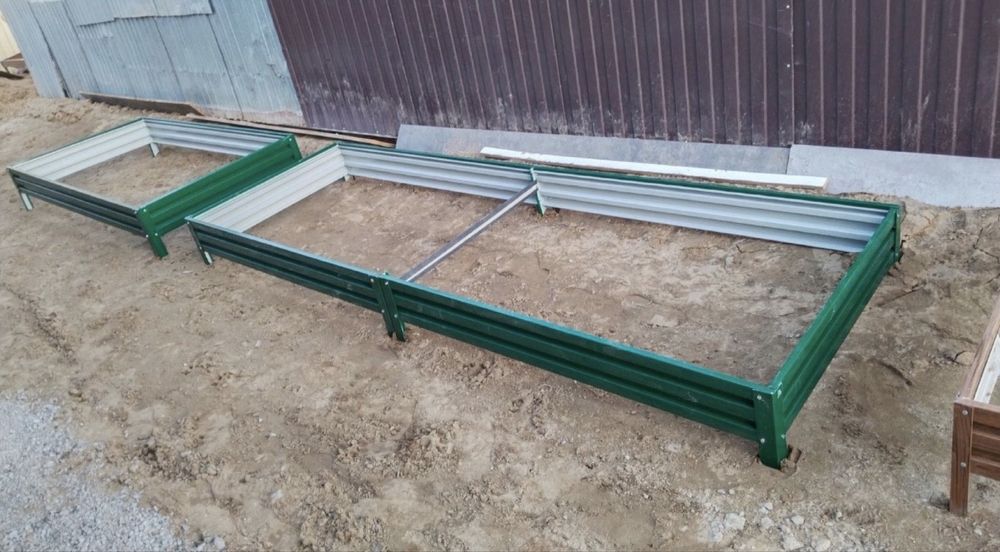 Грядки оцинкованные садовоство