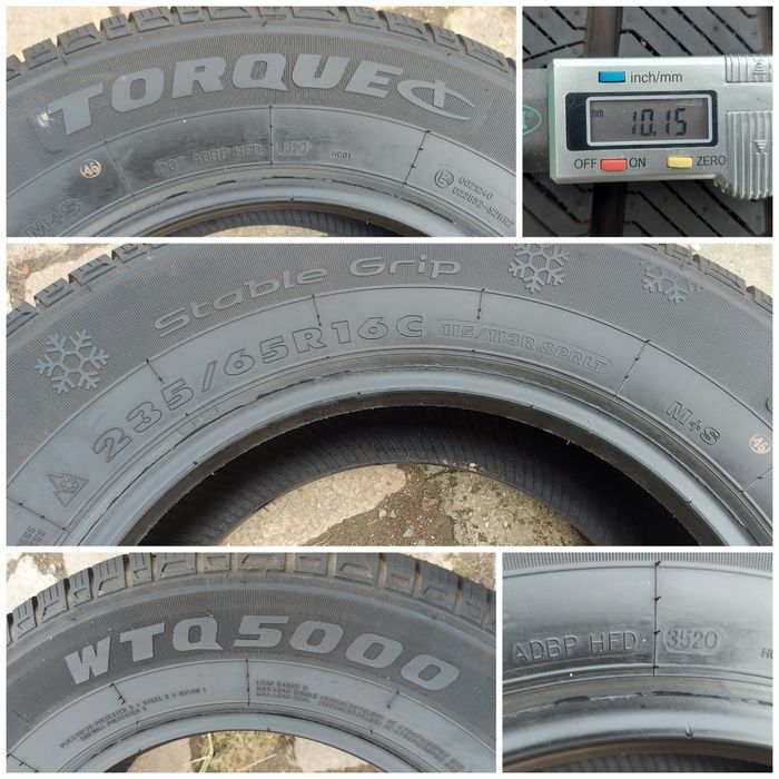 O bucată 235/65 R16C M+S iarnă - una Barum Vredestein Torque Goodyear