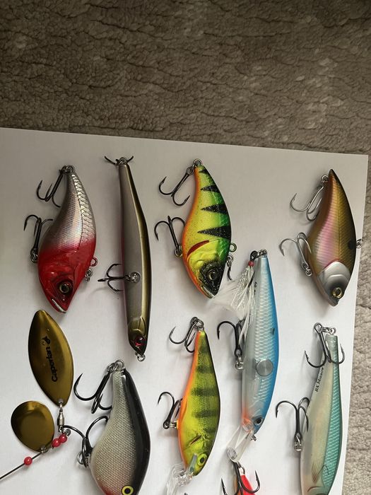 Voblere: rapala, salmo, strike pro, hand made