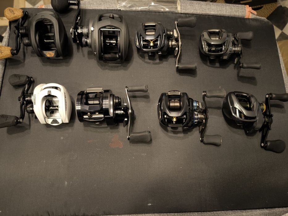 Vând mulinete spining &baicasting Shimano, daiwa,13 fishing